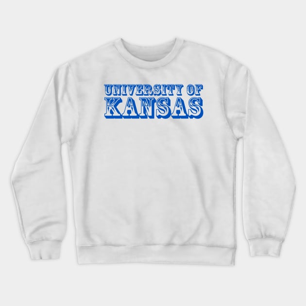 University Of Kansas (Blue) Crewneck Sweatshirt by EMP